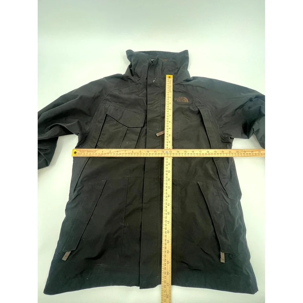 The North Face Dryvent Ski Jacket Mens Small Black Lined Waterproof Insulated